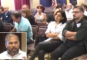 Ritzy LA neighborhood descends into bizarre shouting match over old people’s home plans: ‘He’s just a perv’