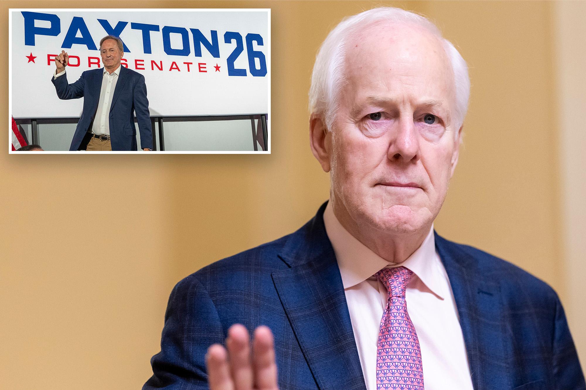 John Cornyn calls Ken Paxton a ‘poor campaigner’ – says he won’t help ‘lazy’ candidate in Texas Senate race  138821518