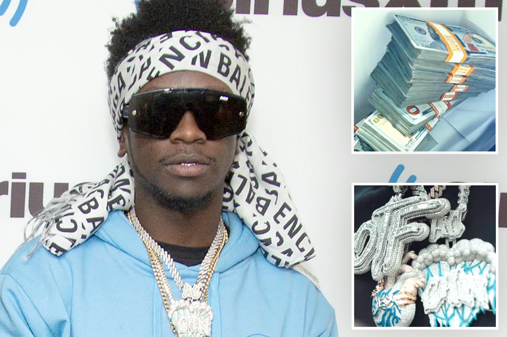 Blinged-out LA rapper busted in alleged $8.1M stolen-check scheme 138831573