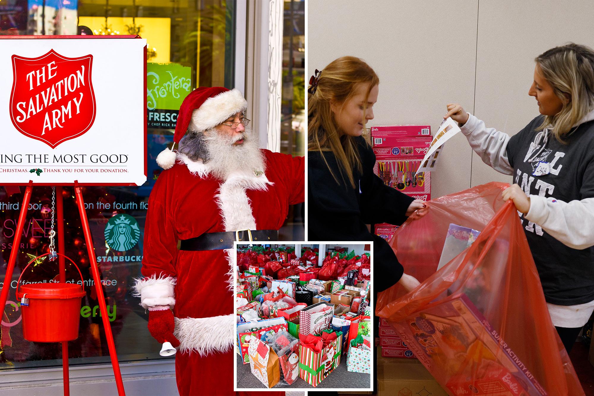Salvation Army asks Americans to donate items on Christmas wish list for needy kids, seniors 138880813
