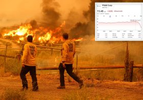 California’s biggest utility in crisis mode as shares fall off a cliff and insurers smell blood