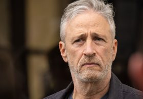 Jon Stewart Squirms as Michelle Obama Asks This Question About Comedy Today
