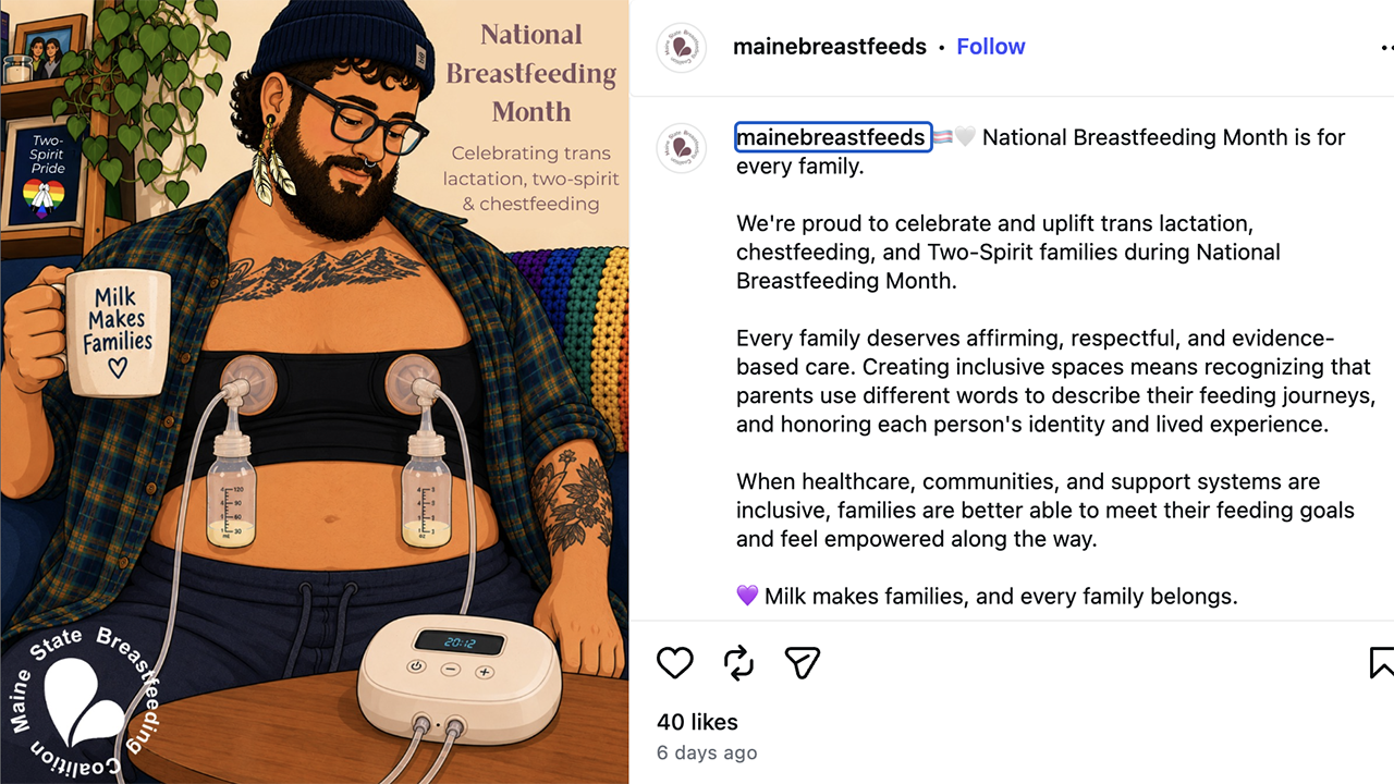 What a Male Breastfeeding Image Reveals About the Transgender Movement 20260820 Trans Lactation