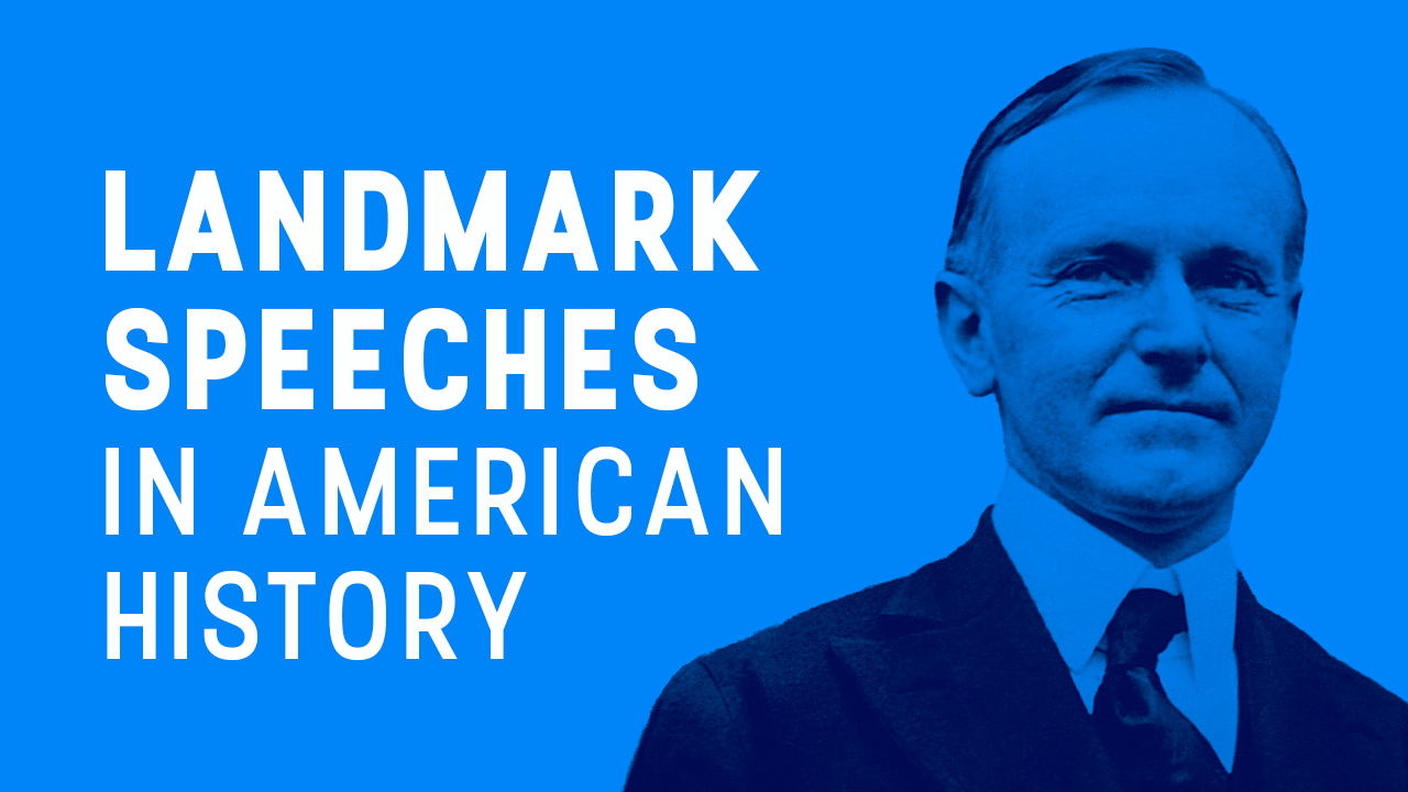 Calvin Coolidge on the Christian Roots of American Liberty 2026 05 0254 DS LandmarkSpeechesHeroImages Coolidge