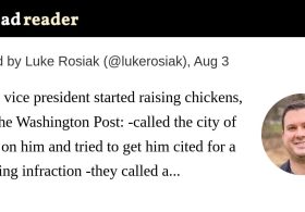 JD Vance started raising chickens — what the Washington Post did next was ridiculous…