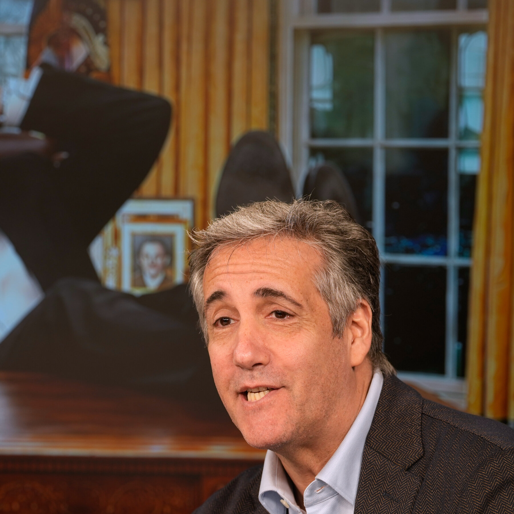 On the Radio, Trump Has a Reunion (of Sorts) With Michael Cohen 20DC Trump Cohen gqbt mediumSquareAt3X
