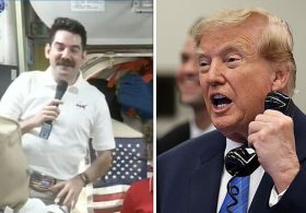 Donald Trump hails ISS astronaut’s ‘beautiful’ mustache as he floats in zero gravity