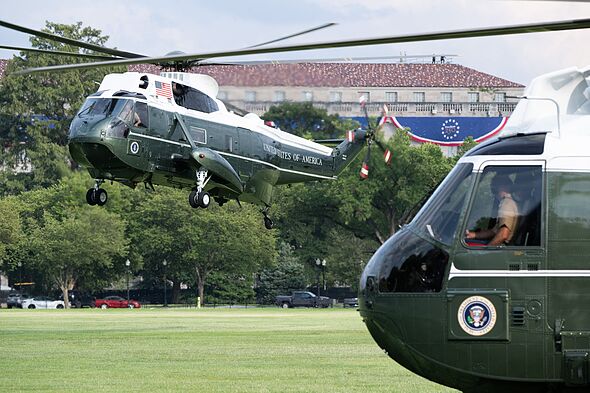 Tense audio captures Marine One's second air traffic control blackout in a month 214919 1