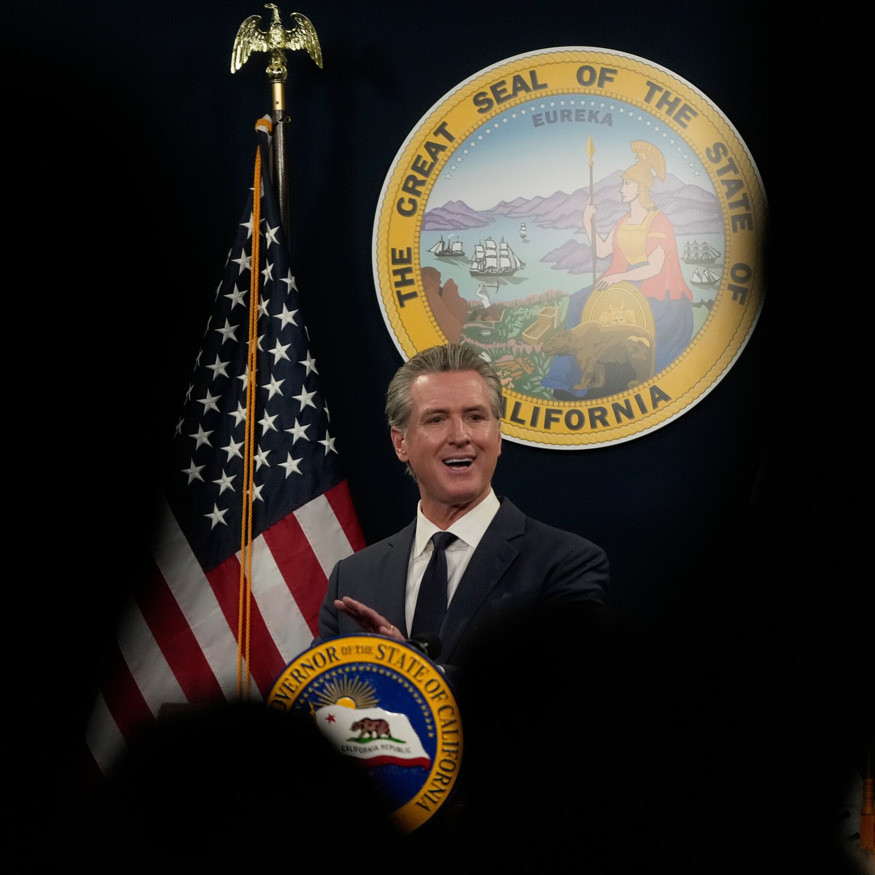 Trump Accounts Get an Unlikely Endorser: Gavin Newsom 21nat newsom trumpaccounts pmzl mediumSquareAt3X