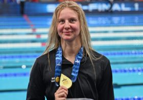 Russian world record holder claims European swimming gold