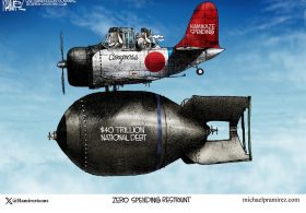 Best political cartoons of the week: Congressional kamikaze spending
