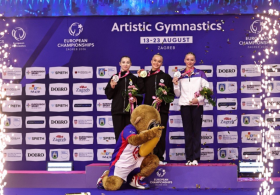 Russians dominate in women’s all-around event at European Gymnastics Championship