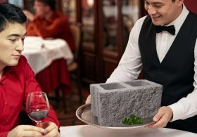 ‘It’s Fine,’ Says Introvert Who Ordered Mashed Potatoes And Instead Received A Concrete Cinder Block