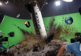 SpaceX Crashes Rocket Into Hollywood Soundstage