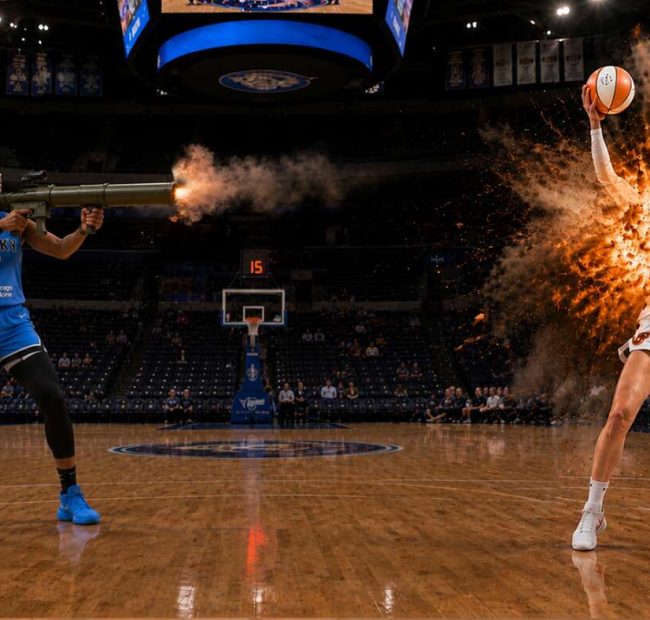 White Privilege: Black Player Ejected Just For Shooting Sophie Cunningham With Rocket Launcher