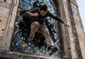 Church Introduces Breakaway Stained Glass Windows For Introverts To Use During Sharing Of The Peace