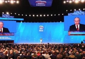 Putin taking part in Russia’s ruling party congress
