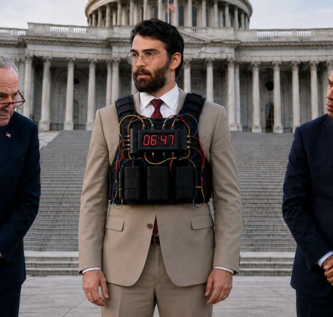Democrats Distance Themselves From Hasan Piker After Realizing He’s Wearing A Suicide Vest