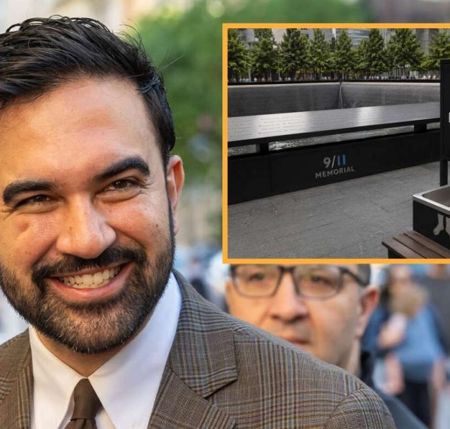 Mamdani Installs Muslim Foot-Washing Station At 9/11 Memorial