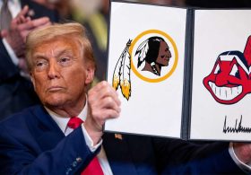 Trump Signs Executive Order To Bring Back Racist Pro Sports Team Names