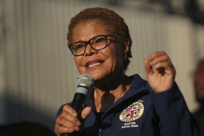 Karen Bass Brags About Forcing Taxpayers to 6x Her Campaign Cash While the City Can’t Fill Potholes 7e87b2595521