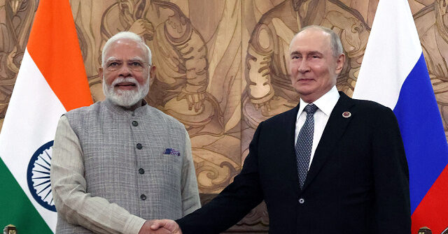 India's Modi Presses Putin to Wrap Up Ukraine Invasion: 'Move Away from Endless War' 8 31 26 Russia Vladimir Putin India Narendra Modi getty 640x335 1