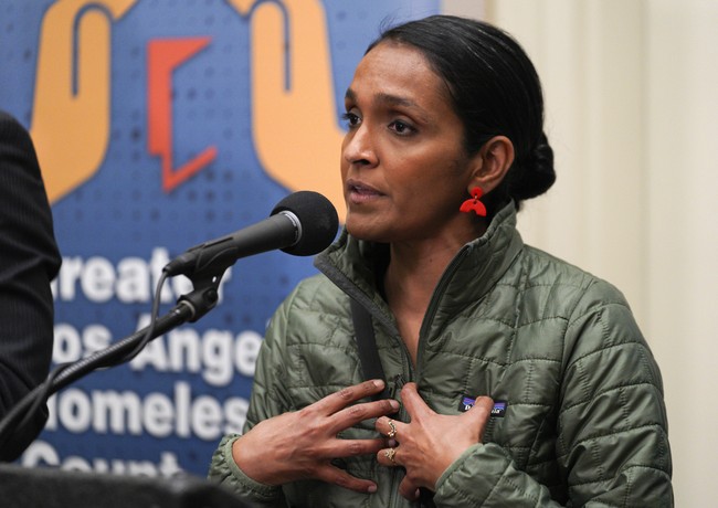 Nithya Raman Finds Out It's Never Good When Even Dems Boo Your Answer on Platner 96