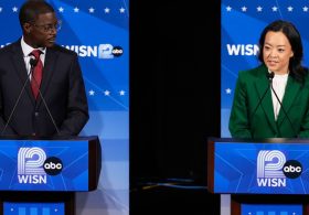Wisconsin governor primary too close to call as Hong and Crowley claw for lead