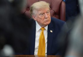 President Donald Trump delivers remarks on economy in Las Vegas