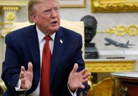 Trump posts map showing Strait of Hormuz as US territory