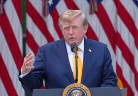 Trump approval mired at record low in new survey