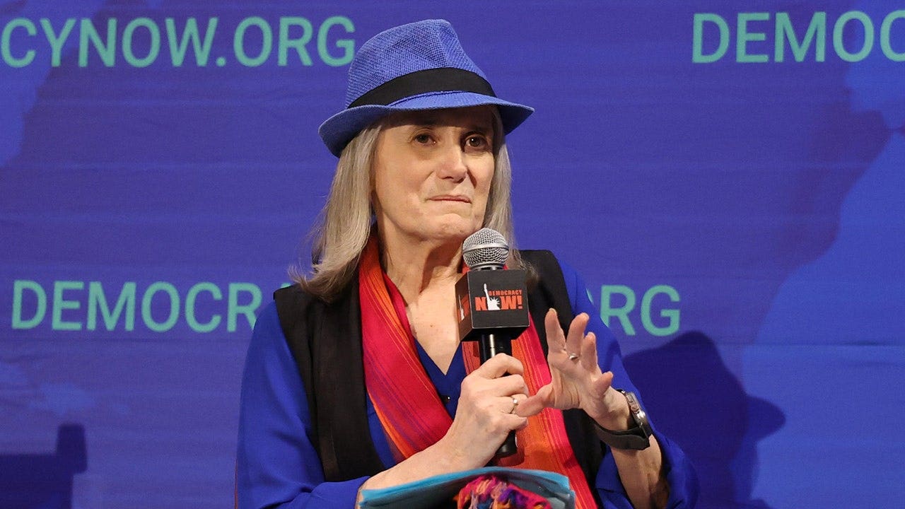 Subpoenaed pro-China outlet defends itself on Democracy Now!, which paid Singham-founded company millions Amy Goodman Democracy Now 30th anniversary
