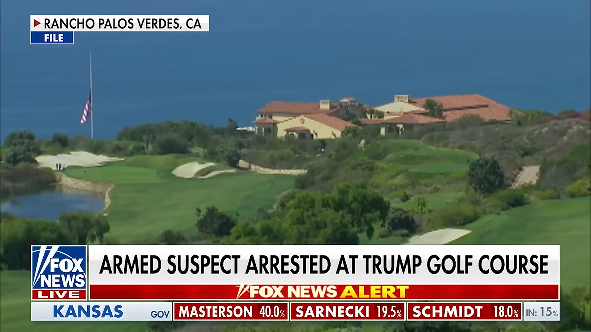 Police Nab Man With Gun At Trump Golf Course, Spoiling Another Potential Assassination Plot Assassination attempt