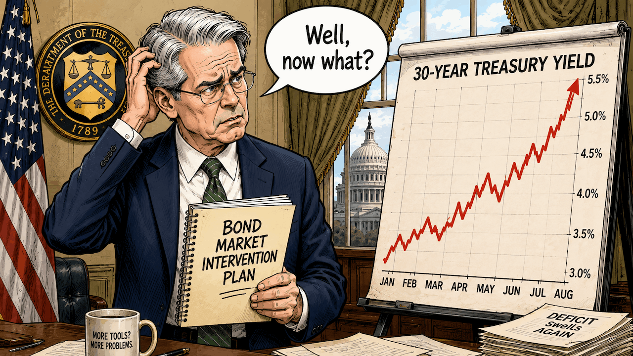 Bessent’s Bond Market Intervention Juices Debasement Trade, Boosts Gold Bessent s Bond Market Intervention Juices Debasement Trade