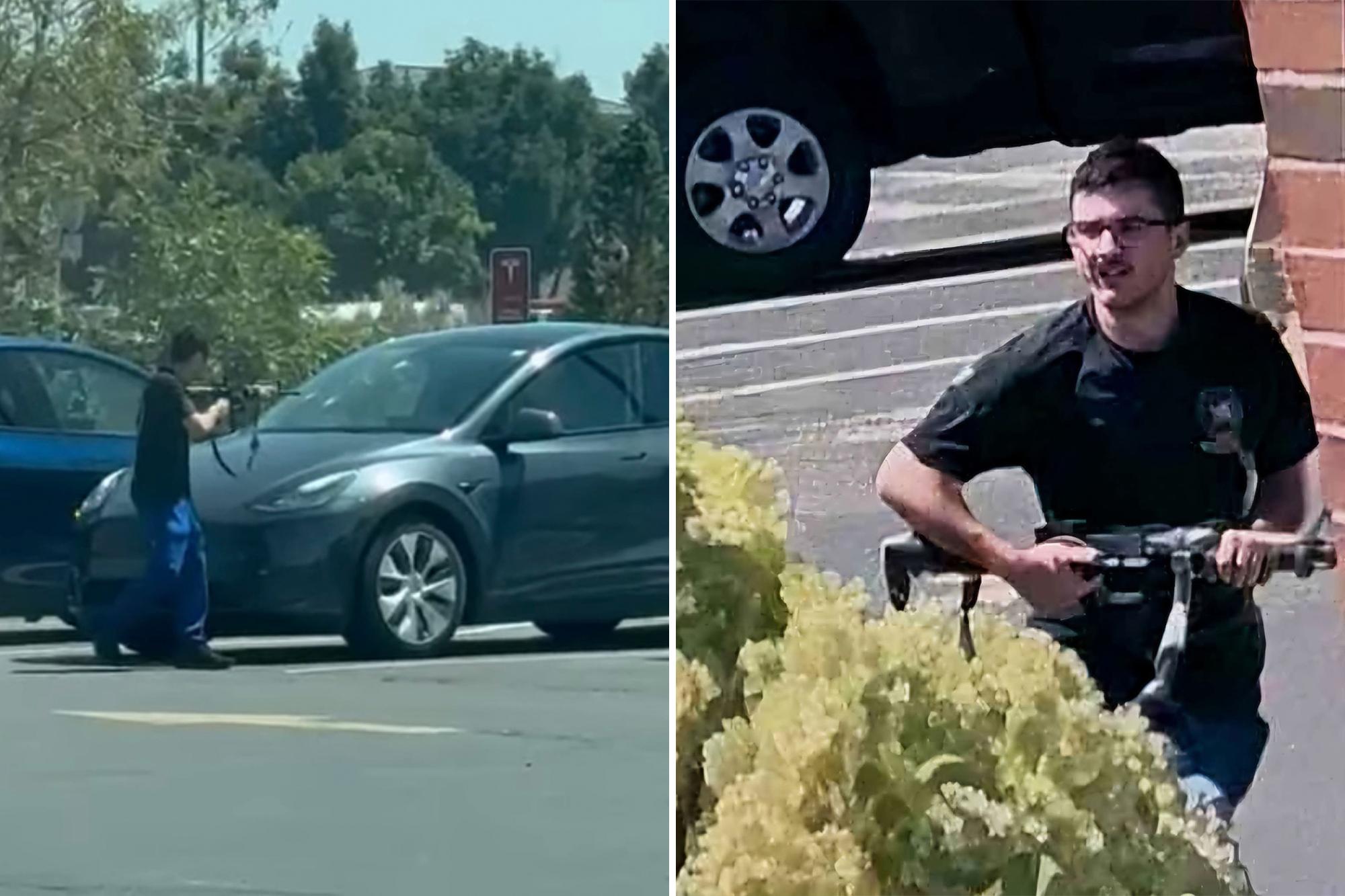 Wild footage appears to show 2 gunmen open fire outside Idaho In-N-Out, sparking mass panic Comp 15