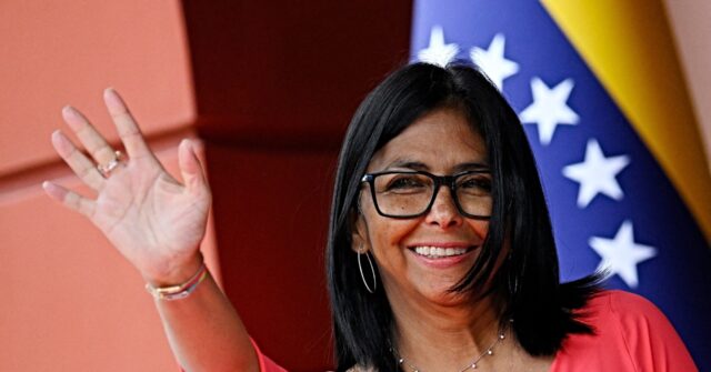 Delcy Rodriguez Thanks Trump for U.S. Oil Deal: Venezuela Will Become 'an Oil-Producing Power' Delcy Rodriguez cheers trump 640x335 1