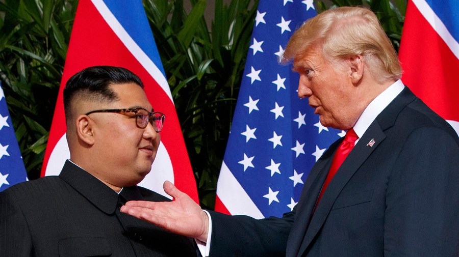 Trump seeks to rekindle bromance with Kim Jong Un ElsewhereKim 061218 AP EvanVucci