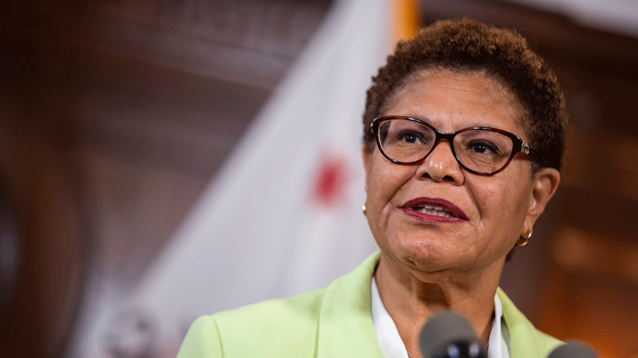Karen Bass Touts 6-to-1 Taxpayer-Funded Campaign Match, Drawing Backlash GettyImages 1567458097