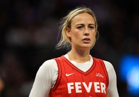 Sophie Cunningham fans clash with trans activists outside Fever game…