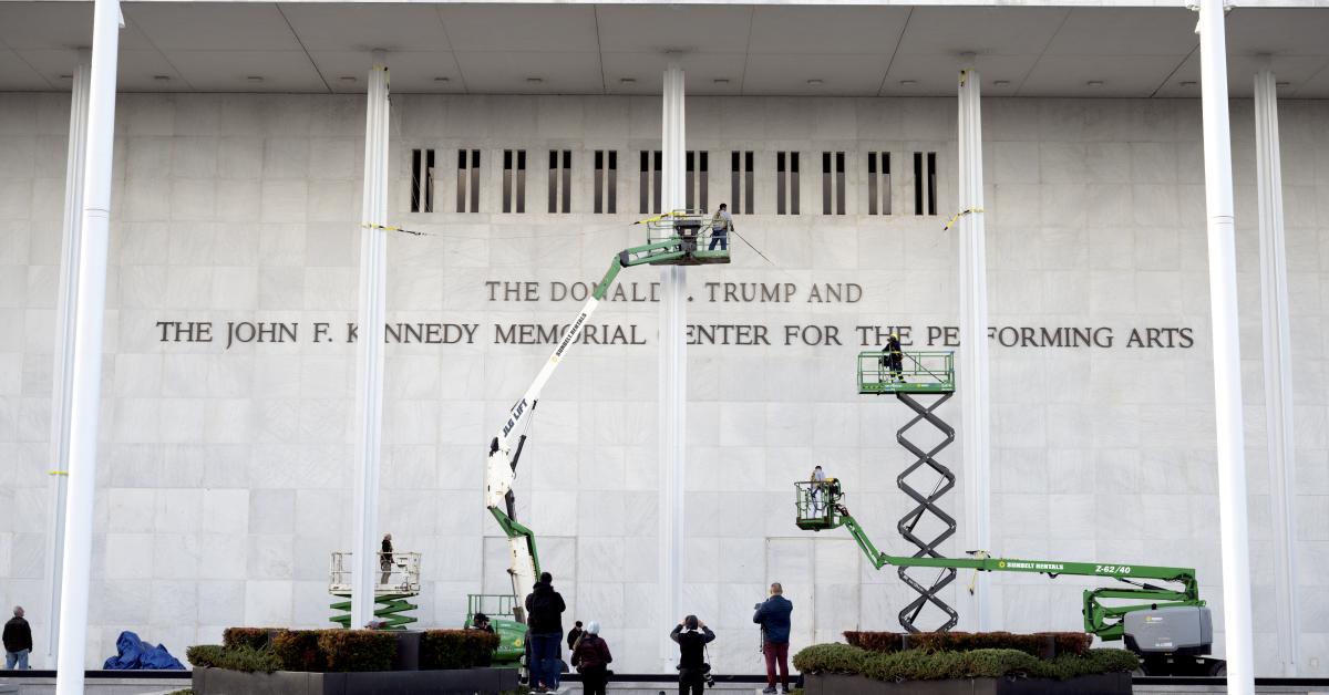 Judge delays putting Trump's name on Kennedy Center pending outcome of legal challenge GettyImages 2252123565 0 4