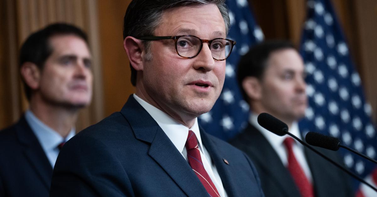 With prediction markets favoring Democrats in midterms, Speaker Johnson blames foreign bettors GettyImages 2262846118 1