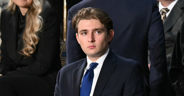 Report: Iran Puts $10 Million Bounty on the Head of Barron Trump GettyImages 2262885563 640x335 1