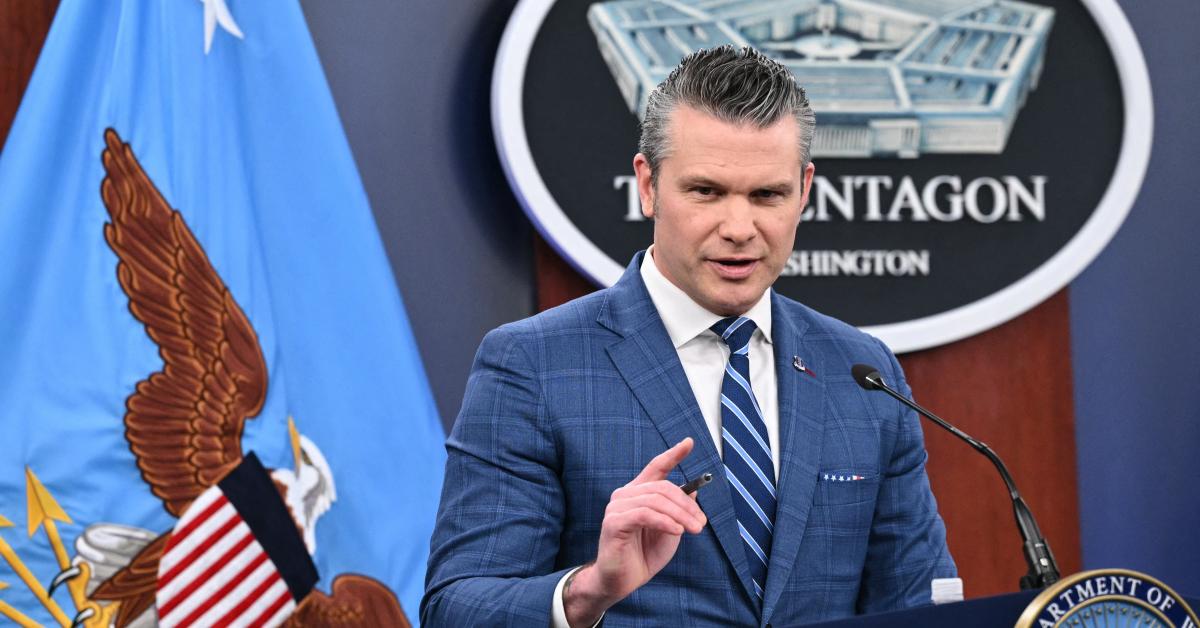 War Secretary Hegseth honors Abbey Gate Marines at the Pentagon GettyImages 2269789867