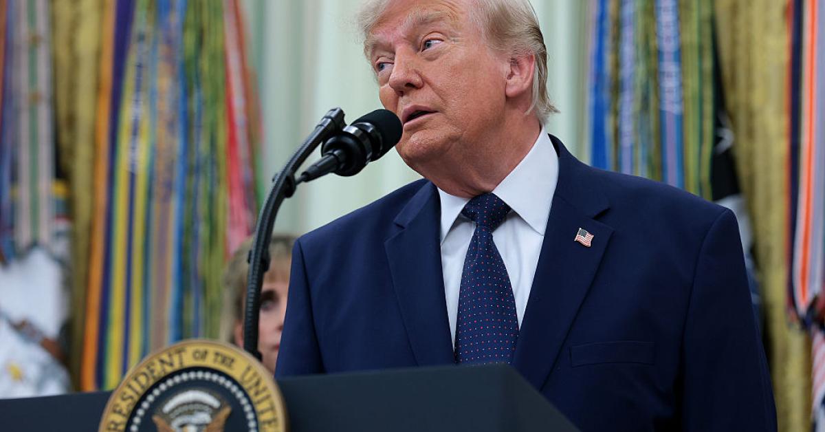 Trump celebrates $10B Micron investment in U.S. research labs GettyImages 2284896190 3