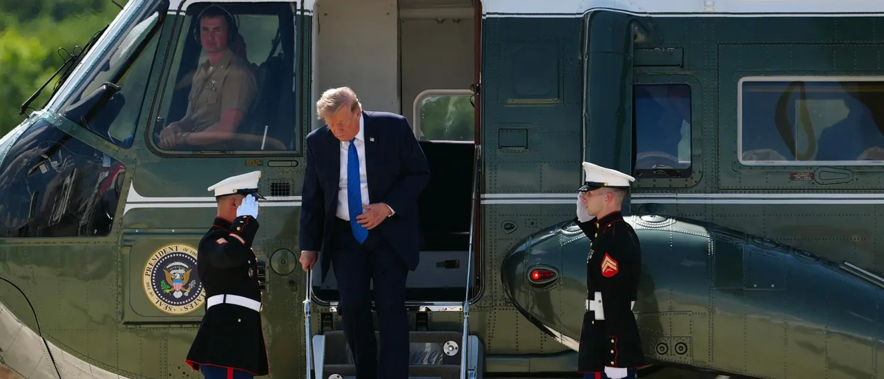 FAA Investigates Safety Incident Involving Helicopter Carrying Trump GettyImages 22877680272