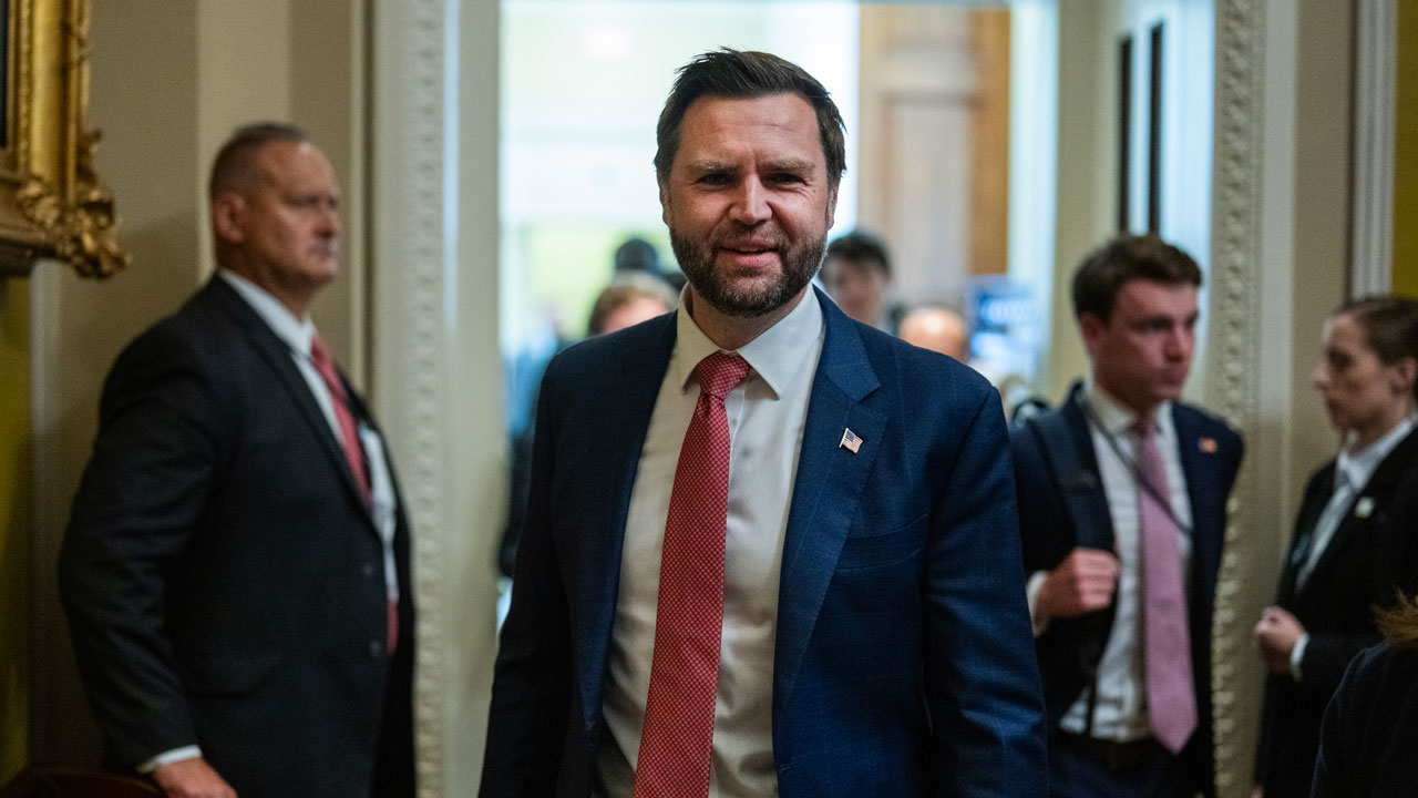 What Vance Told Senate Republicans About SAVE America Behind Closed Doors GettyImages 2288515939