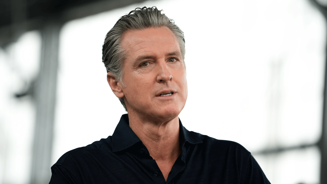 ‘Established Insurgent’: Newsom Tests New Political Identity Ahead of 2028 GettyImages 2288657126