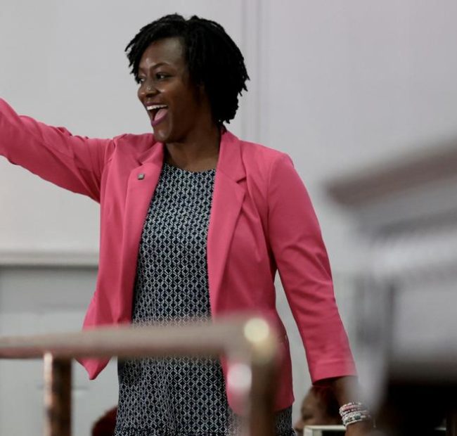 Socialist Angie Nixon wins Florida Democratic nomination for Senate