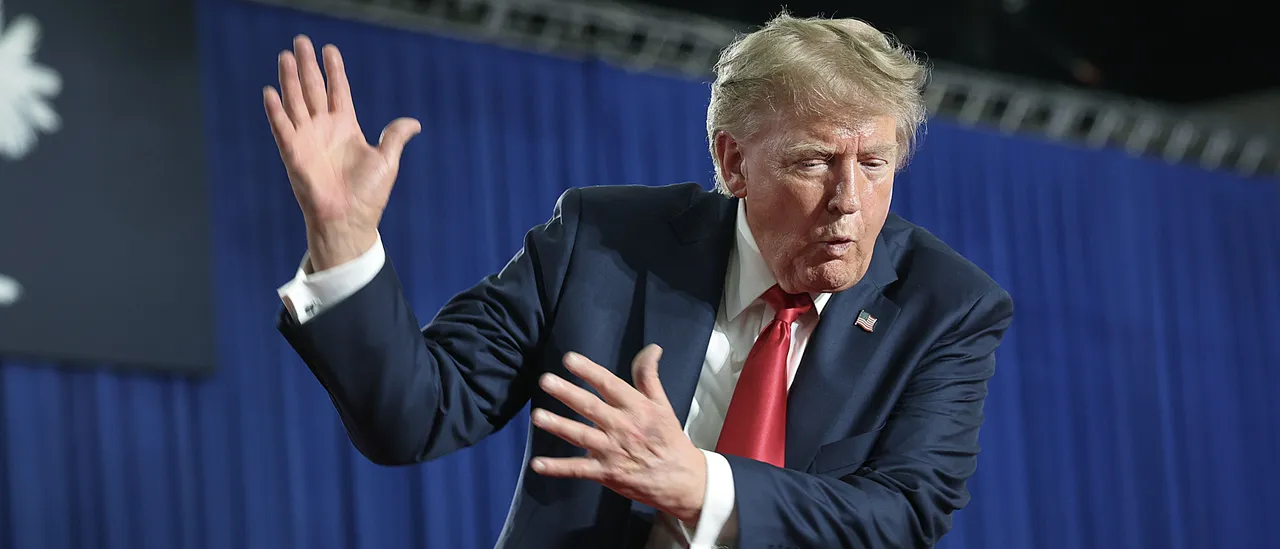 Trump Brushes Off $40,000,000,000,000 Gov’t Debt Crisis, Claims US Economy Can Grow Its Way Out Of Spiraling Spending Problem GettyImages 2291479987