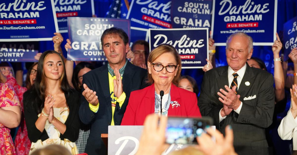 Darline Graham emotionally honors late-brother in Senate primary victory speech GettyImages 2291532842